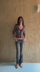 Model is 5'6" wearing size 25